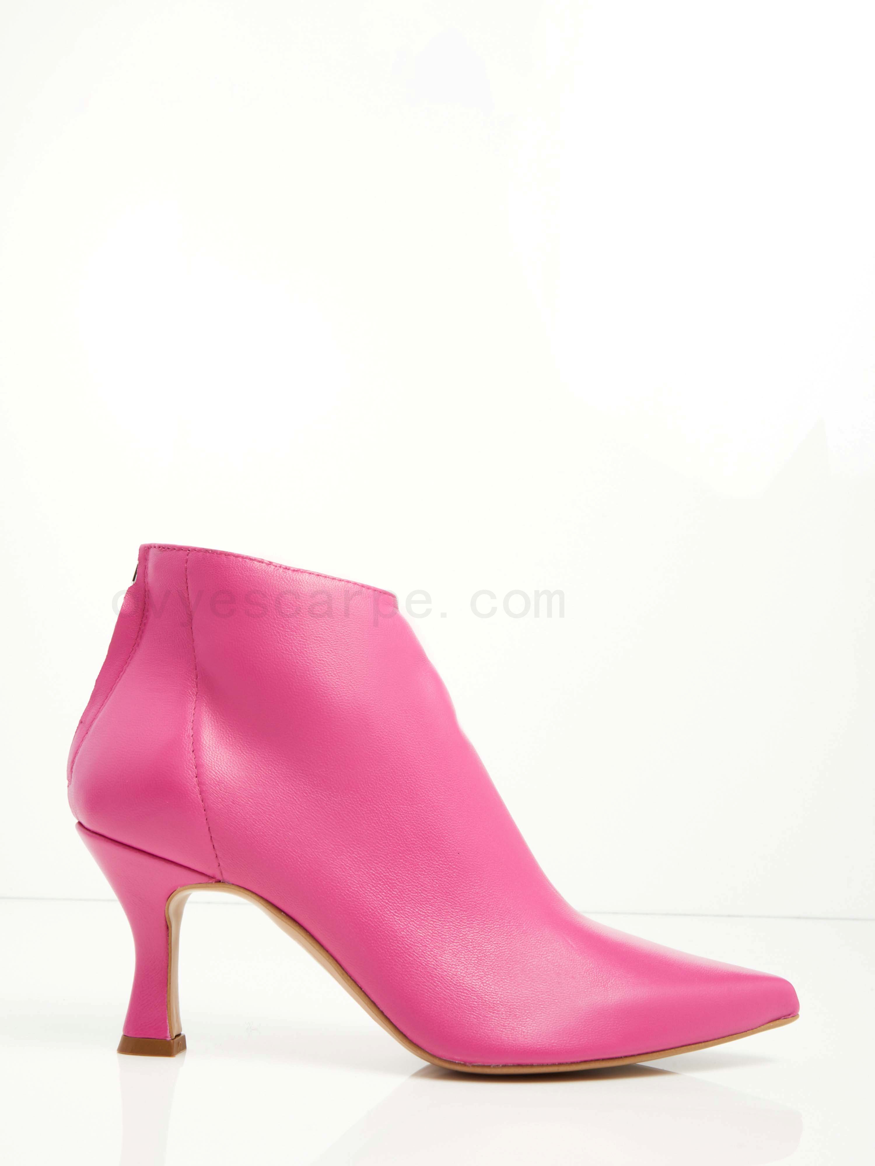 Leather Ankle Boots F08161027-0416 In Saldo